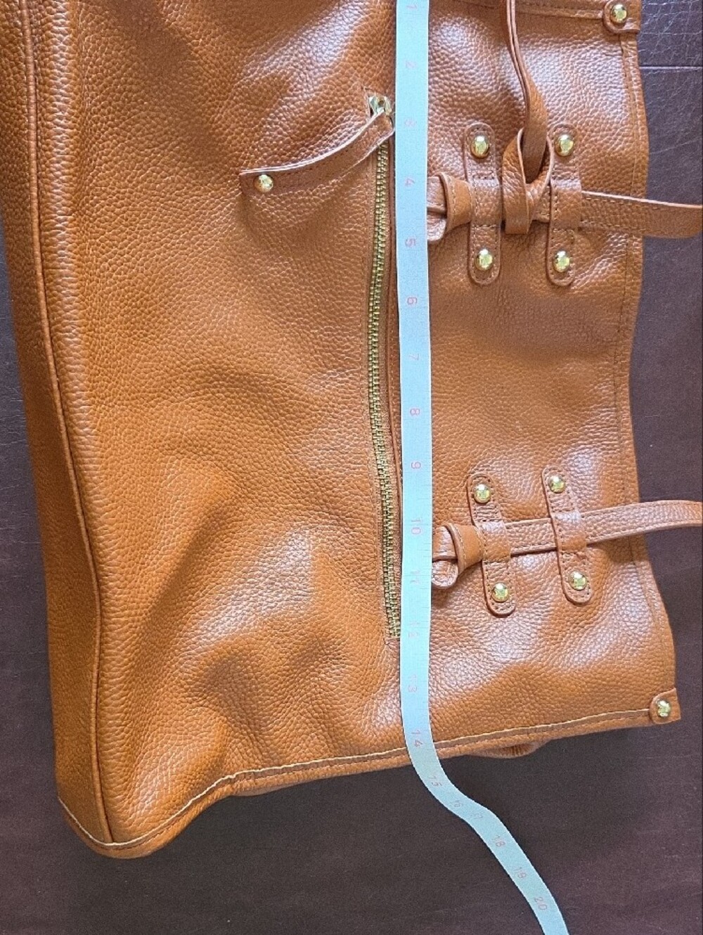 Laggo Leather Tote With Decorative Tassel - Picture 9 of 10